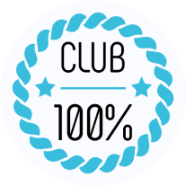 club 100 logo